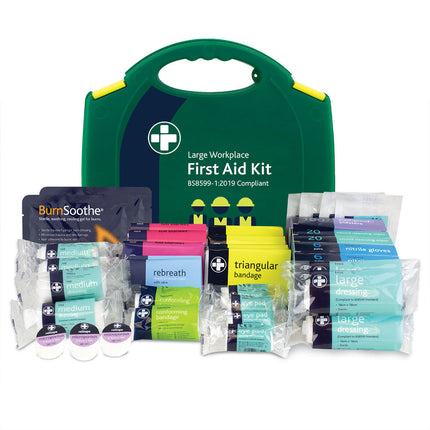 BS8599-1:2019 Compliant Workplace Kits in Integral Aura Box 1-10,1-20 And 1-50 Person