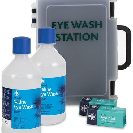 Double Eyewash Station First Aid Kit